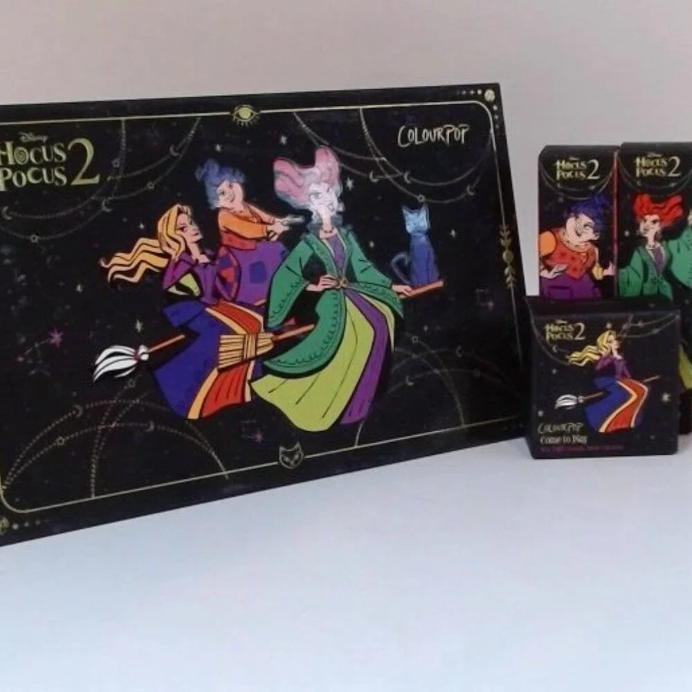 ColourPop Disney Hocus Pocus‎ 2 Makeup Bundle | Palette + Glosses + Jelly Shadow